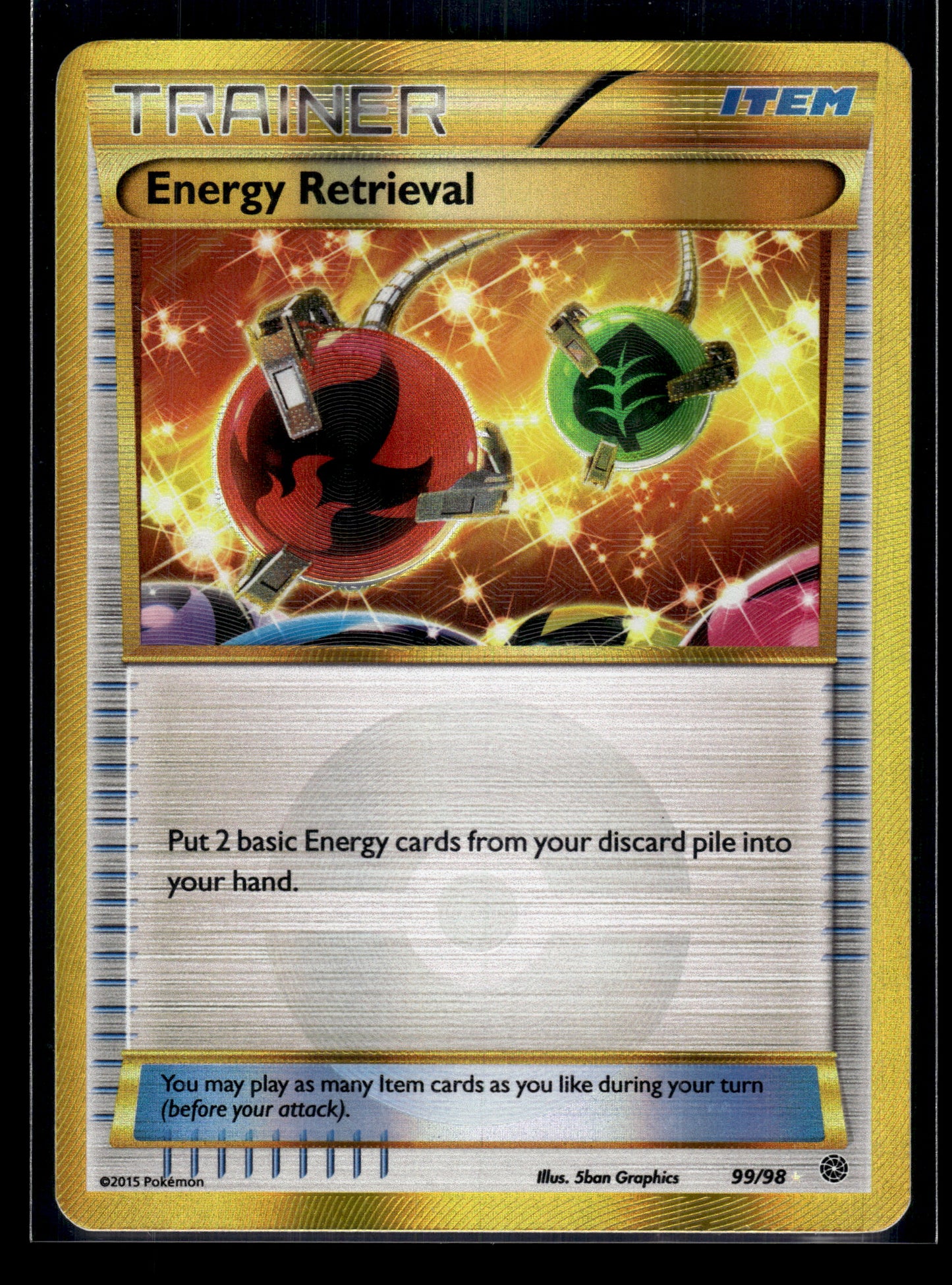 Energy Retrieval #99/98 XY - Ancient Origins MP