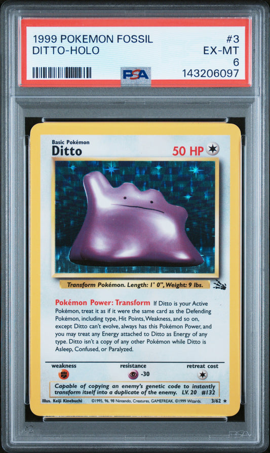 PSA 6 Ditto #3 Fossil