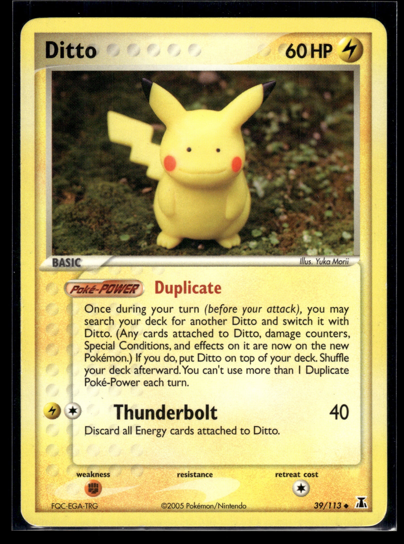 Ditto (Pikachu) #39/113 Delta Species LP
