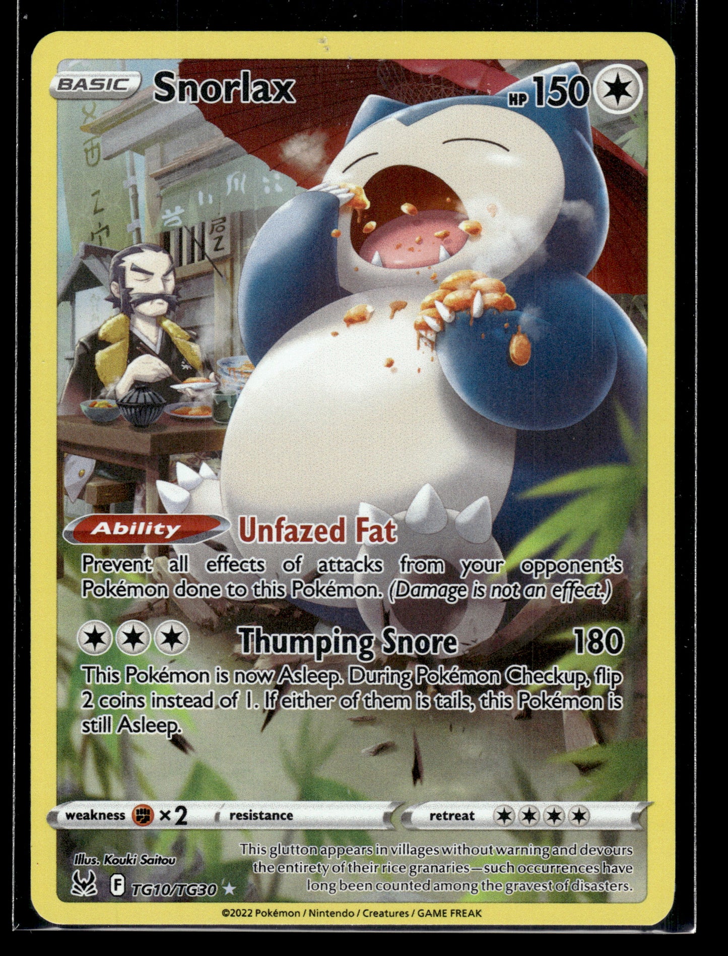 Snorlax #TG10/TG30 Lost Origin Trainer Gallery VLP