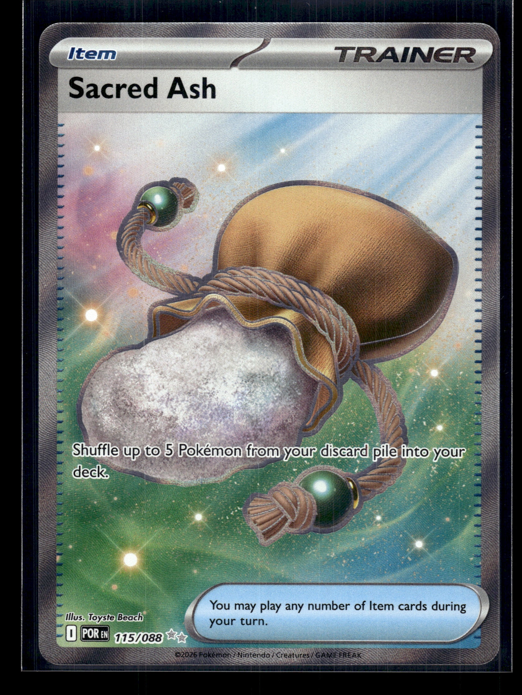 Sacred Ash #115/088 Perfect Order NM