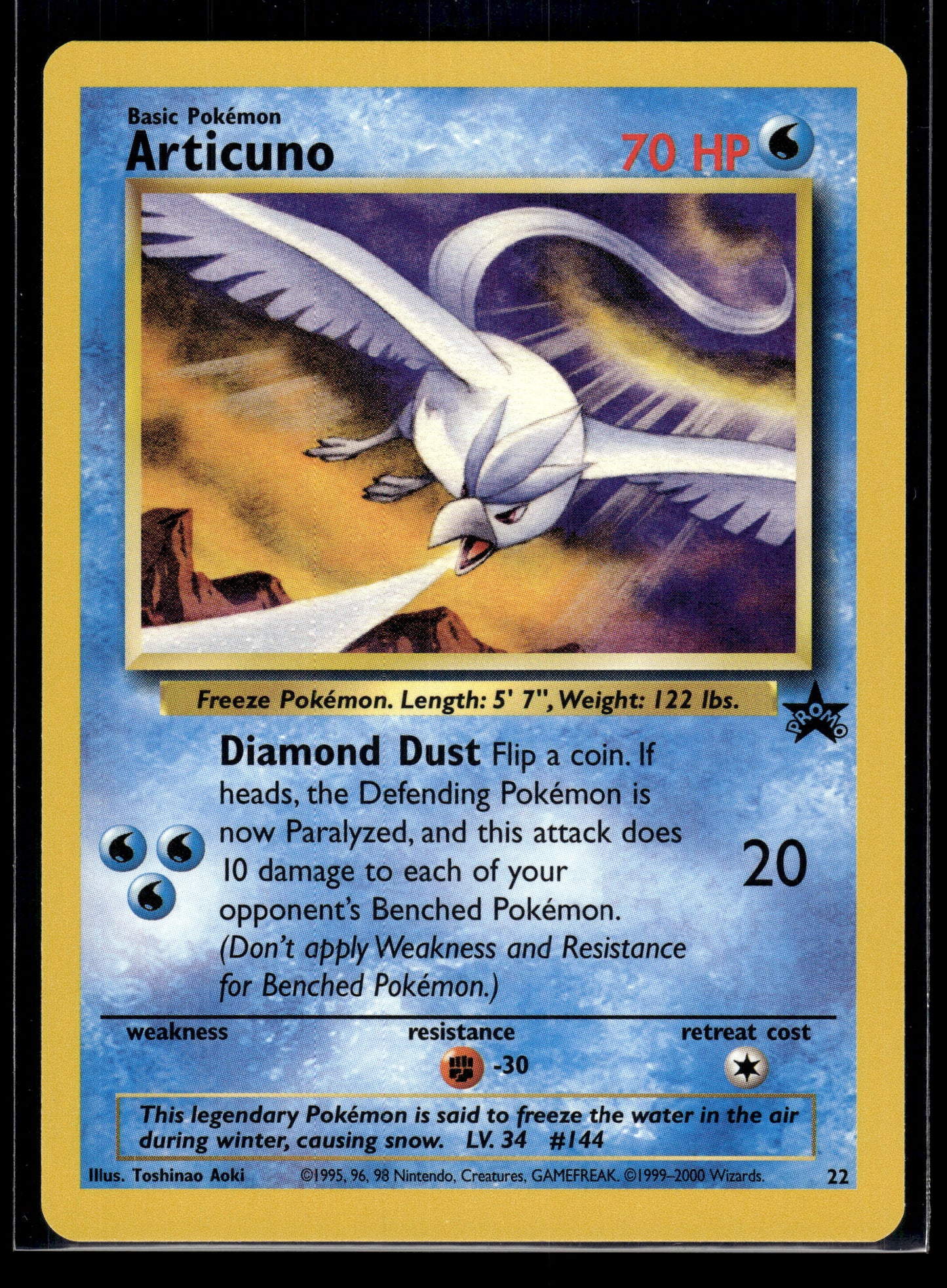 Articuno #22/53 WoTC Promo NM