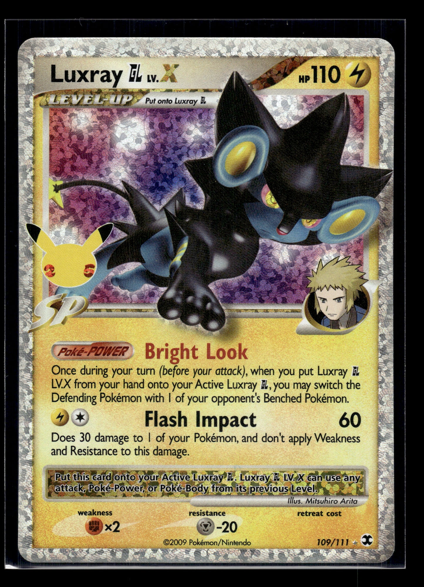 Luxray GL LV.X #109/111 Celebrations: Classic Collection NM