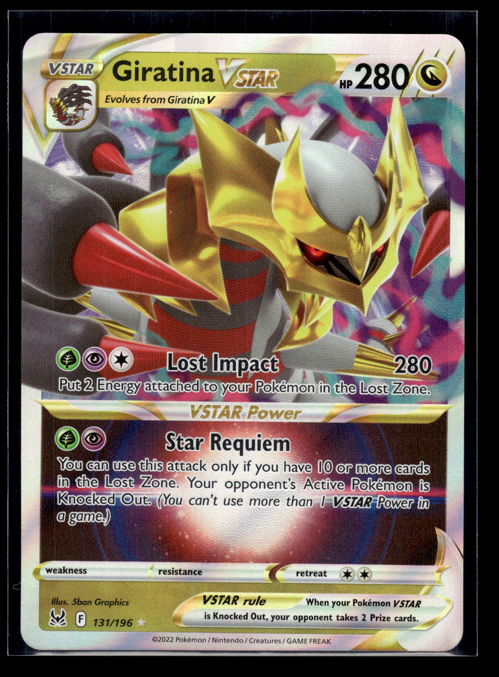 Giratina VSTAR #131/196 Lost Origin NM