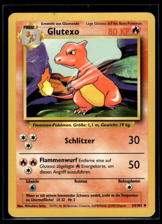 Glutexo (Charmeleon) #024/102 GERMAN Base Set LP