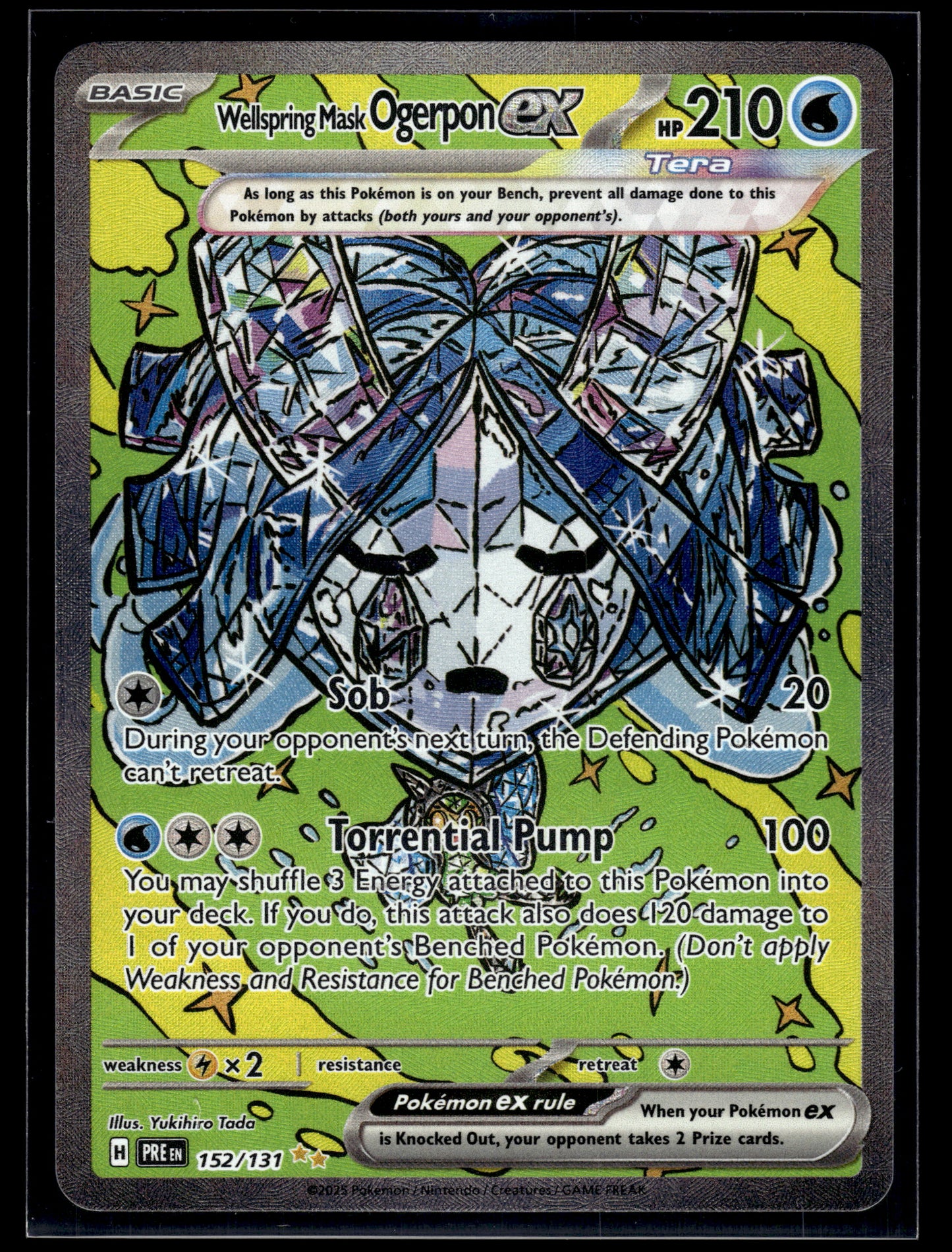 Wellspring Mask Ogerpon ex #152/131 Prismatic Evolutions VLP