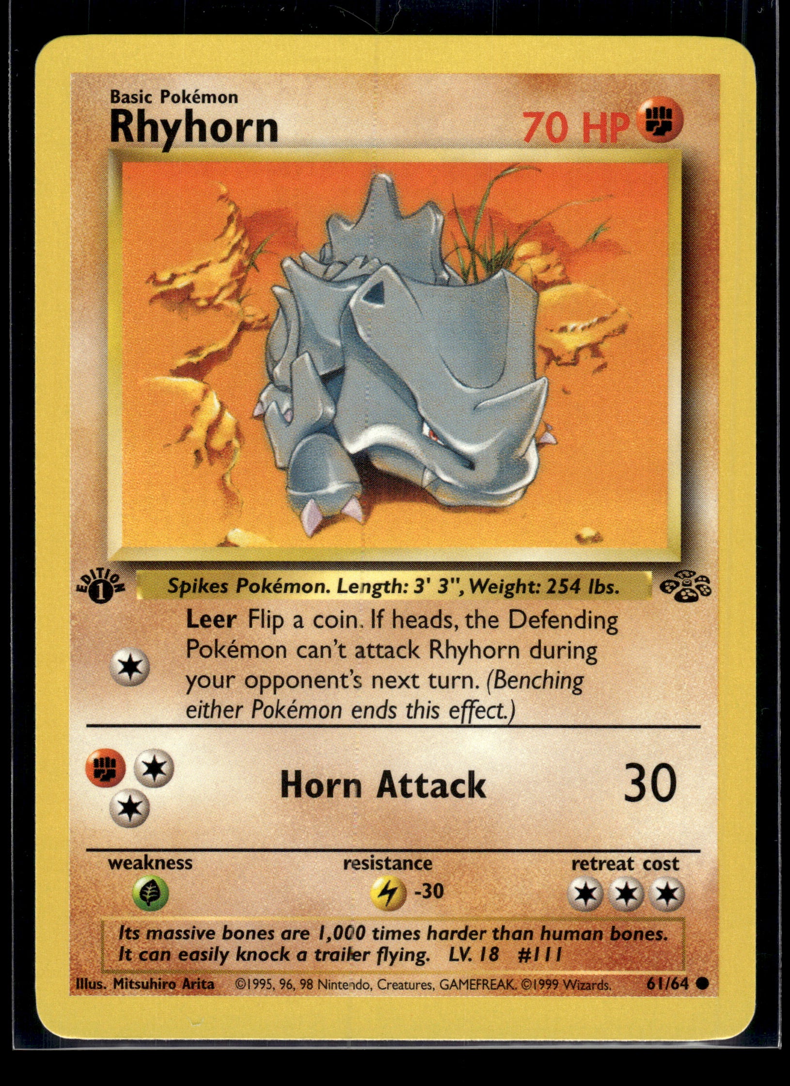 Rhyhorn #61/64 Jungle LP
