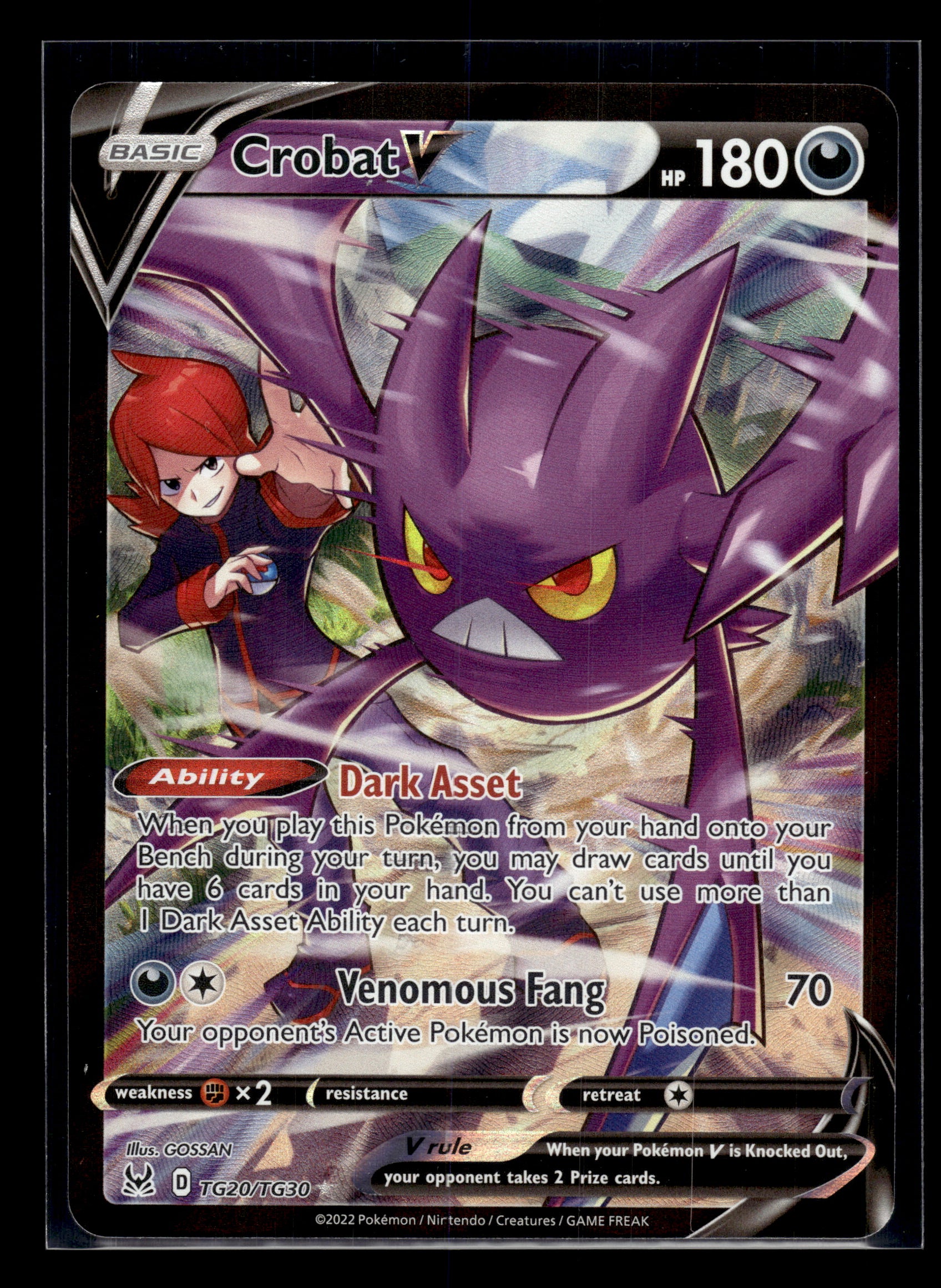 Crobat V #TG20/TG30 Lost Origin Trainer Gallery VLP