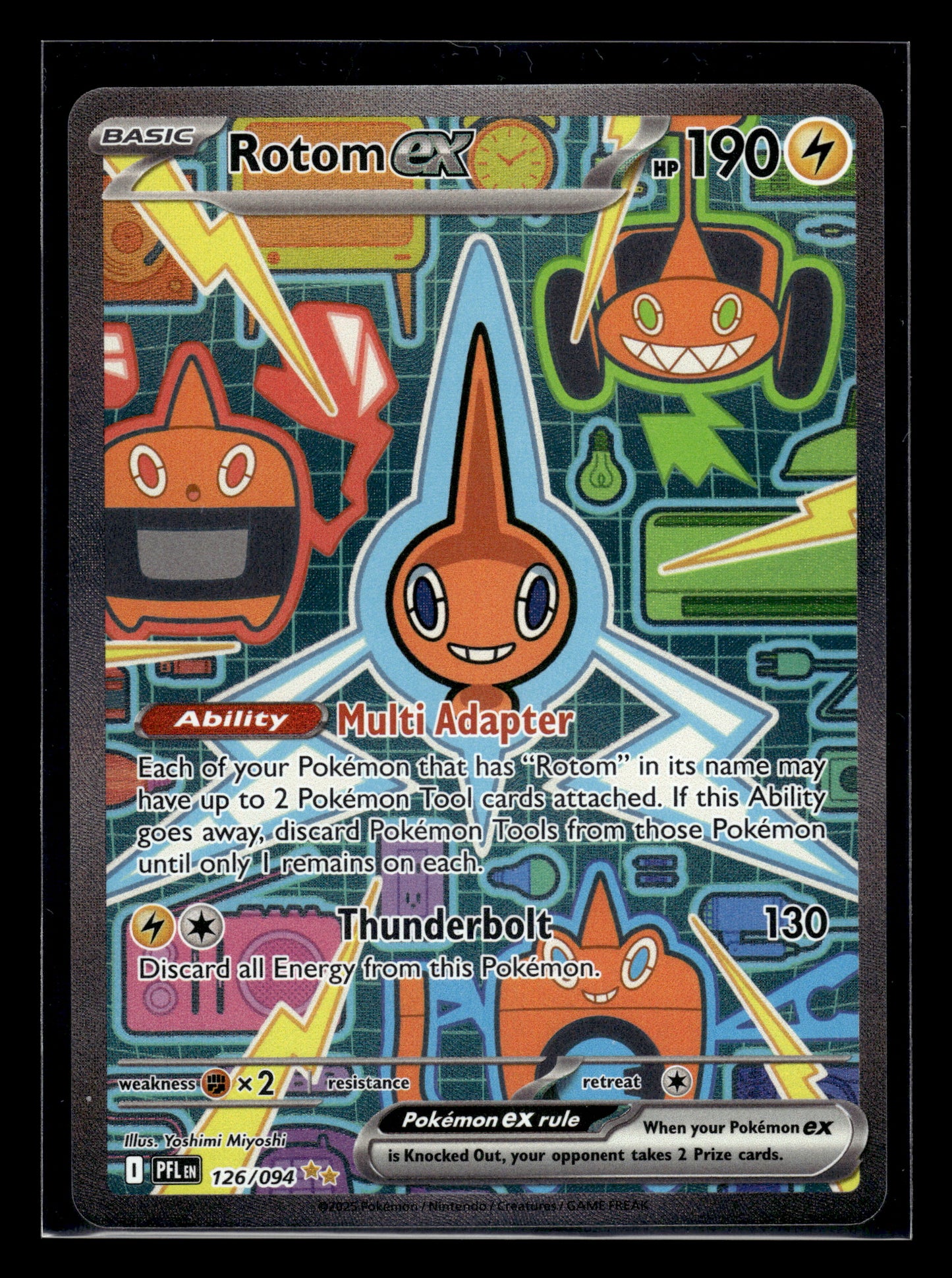 Rotom ex #126/094 Phantasmal Flames NM