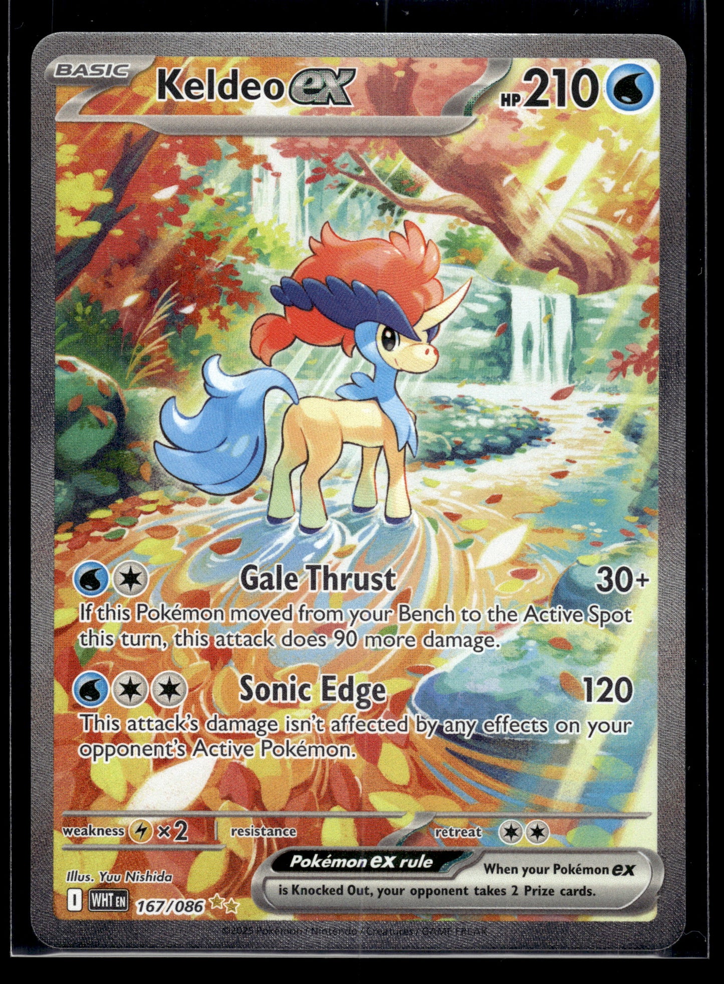 Keldeo ex #167/086 White Flare NM