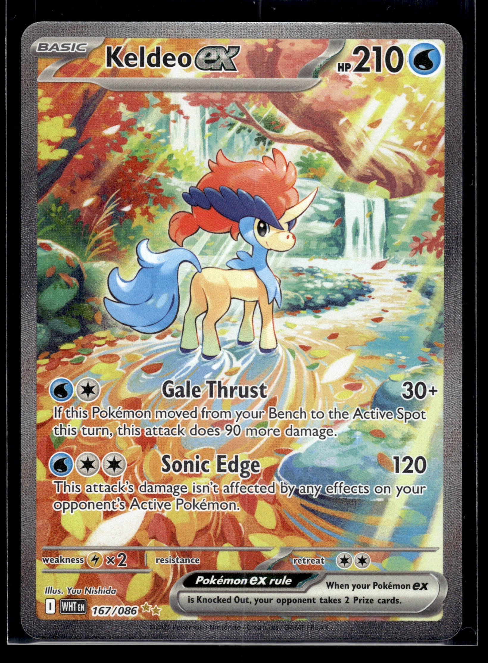 Keldeo ex #167/086 White Flare NM
