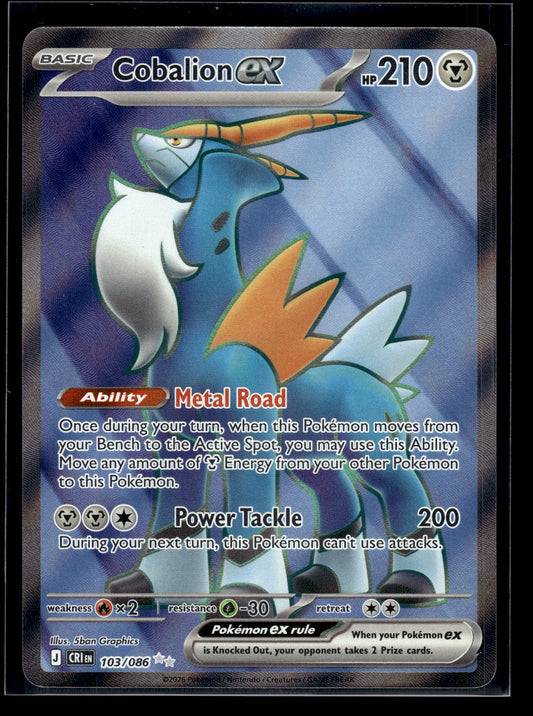 Cobalion ex #103/086 Chaos Rising VLP