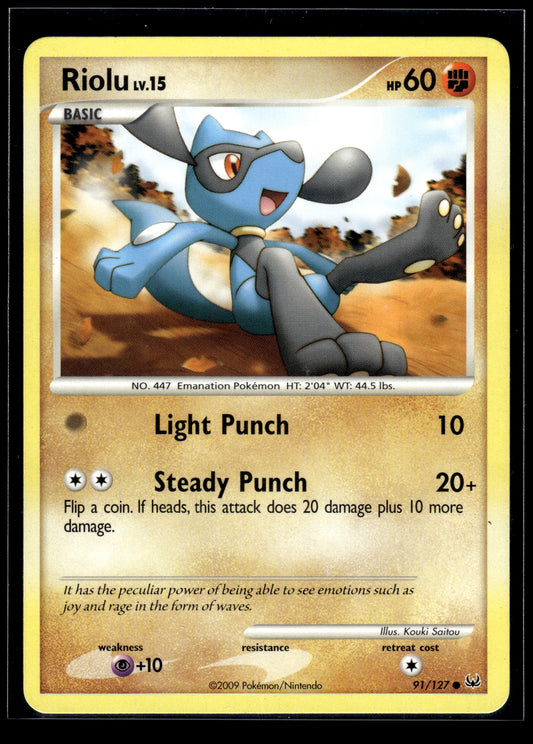 Riolu #91/127 Platinum LP