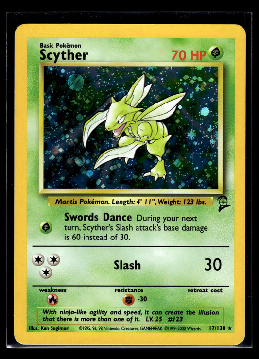 Scyther #017/130 Base Set 2 LP