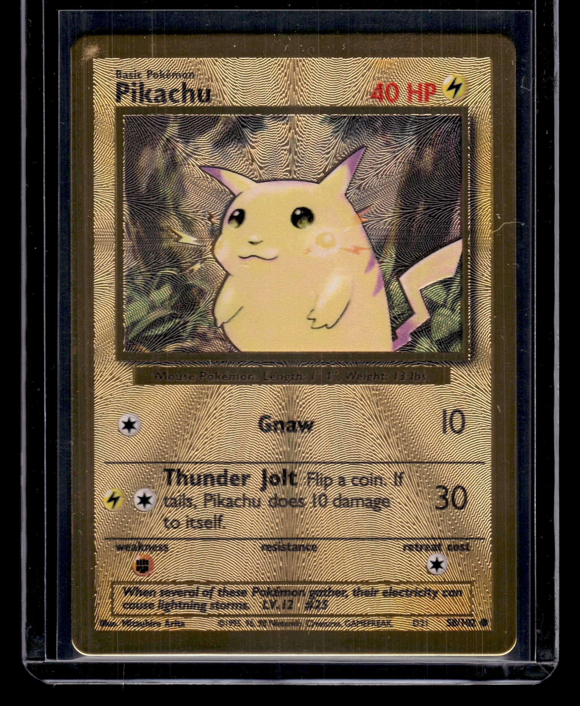 Pikachu #58/102 METAL Celebrations UPC Promo LP