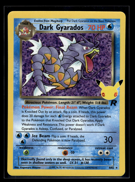 Dark Gyarados #8/82 Celebrations: Classic Collection NM