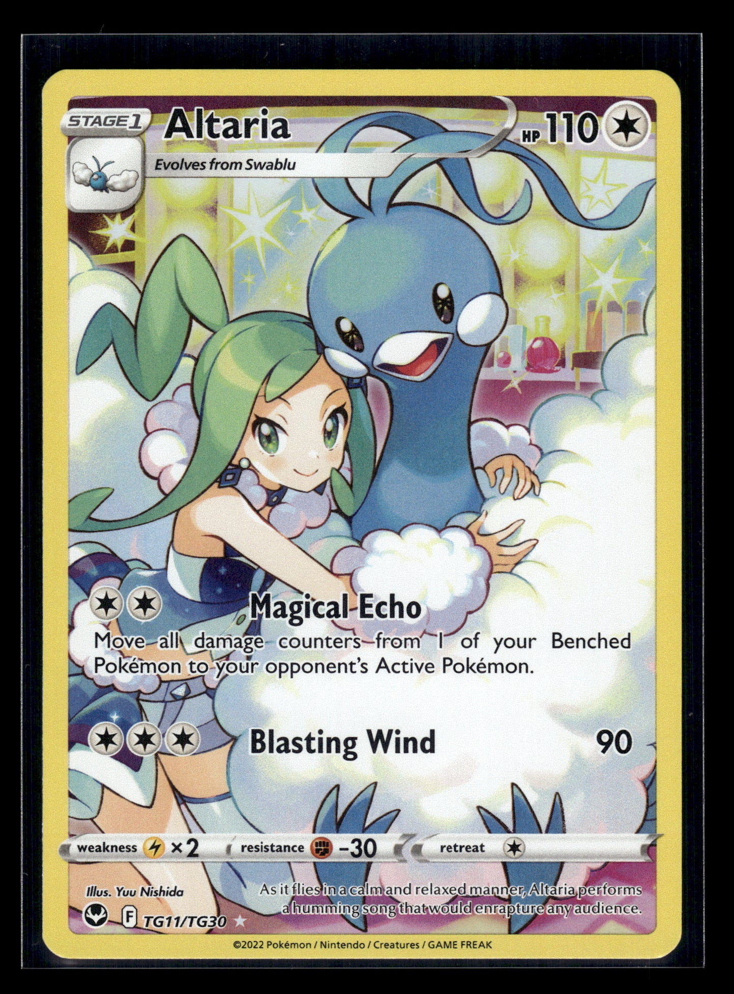 Altaria #TG11/TG30 Silver Tempest Trainer Gallery VLP