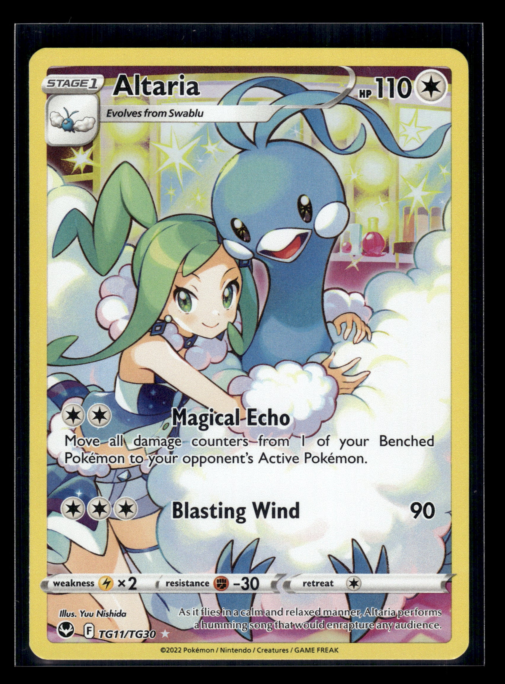 Altaria #TG11/TG30 Silver Tempest Trainer Gallery VLP