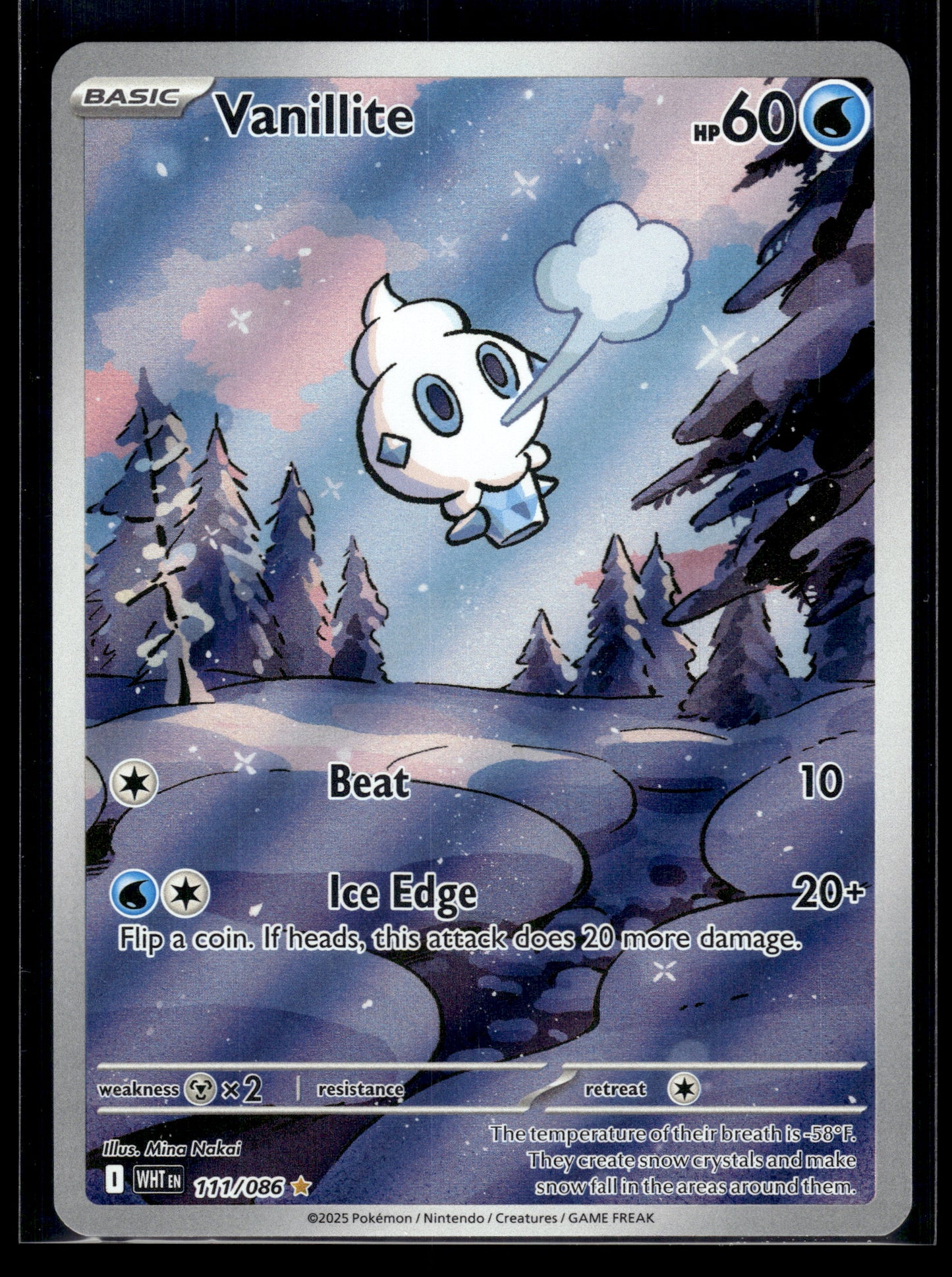 Vanillite #111/086 White Flare NM