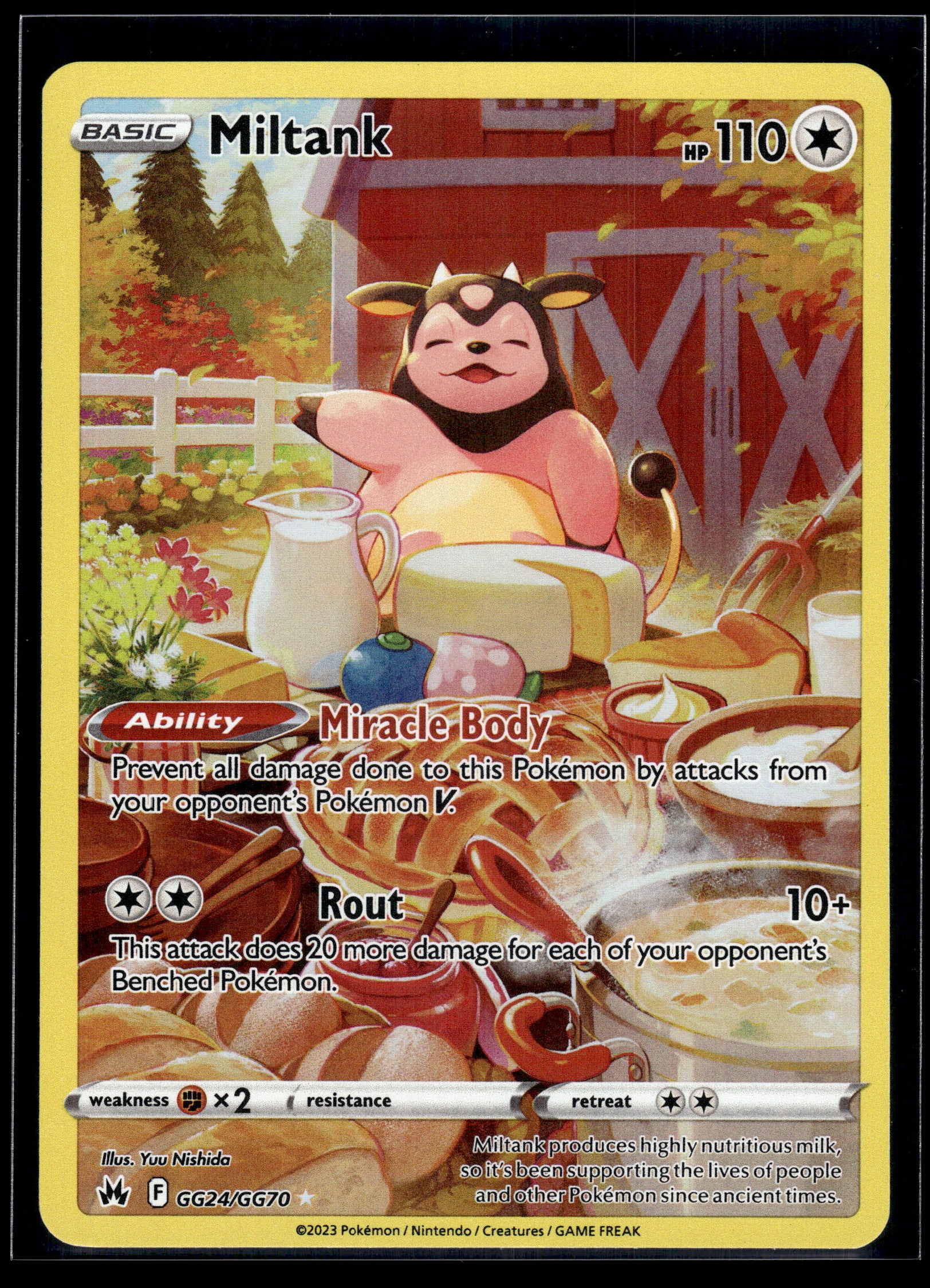 Miltank #GG24/GG70 Crown Zenith LP