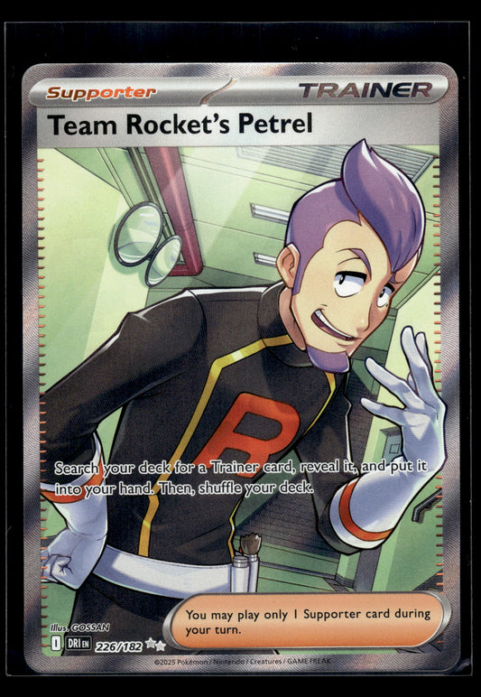 Team Rocket's Petrel #226/182 Destined Rivals NM