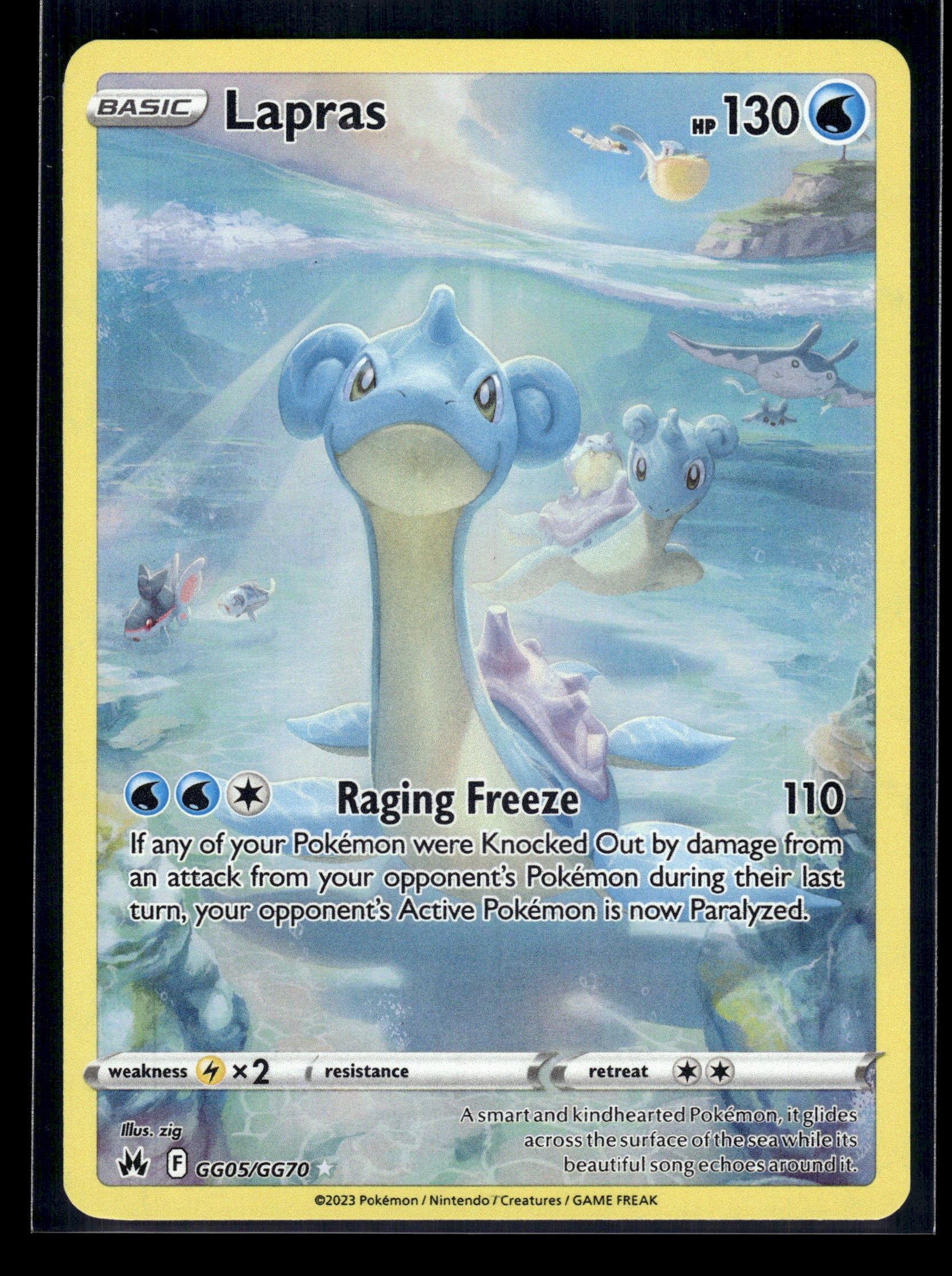 Lapras #GG05/GG70 Crown Zenith LP