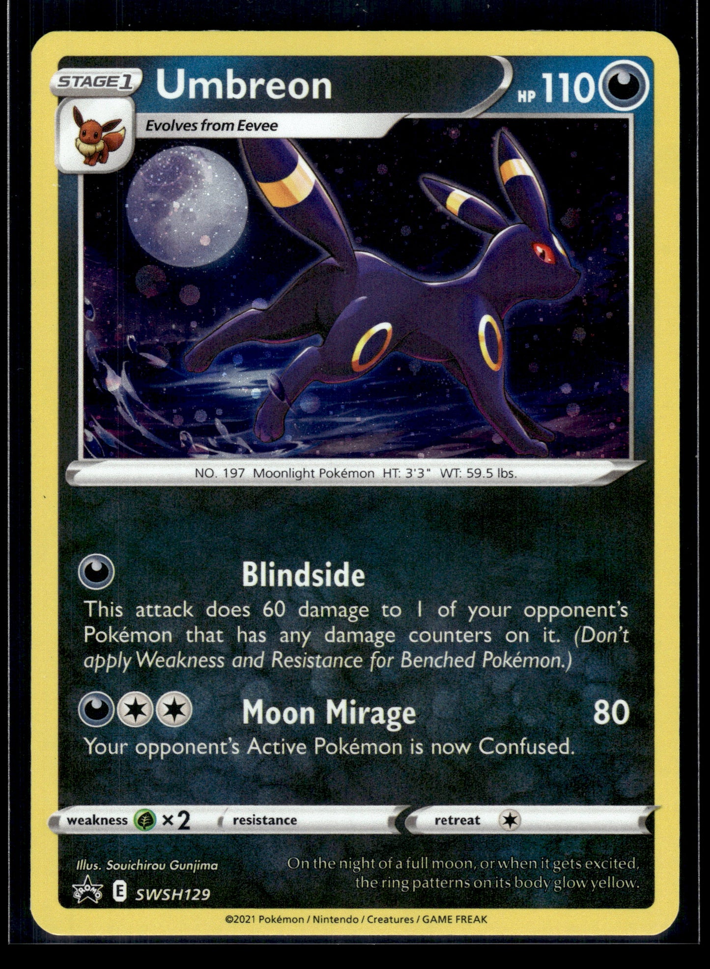 Umbreon #SWSH129 Sword & Shield Promo LP