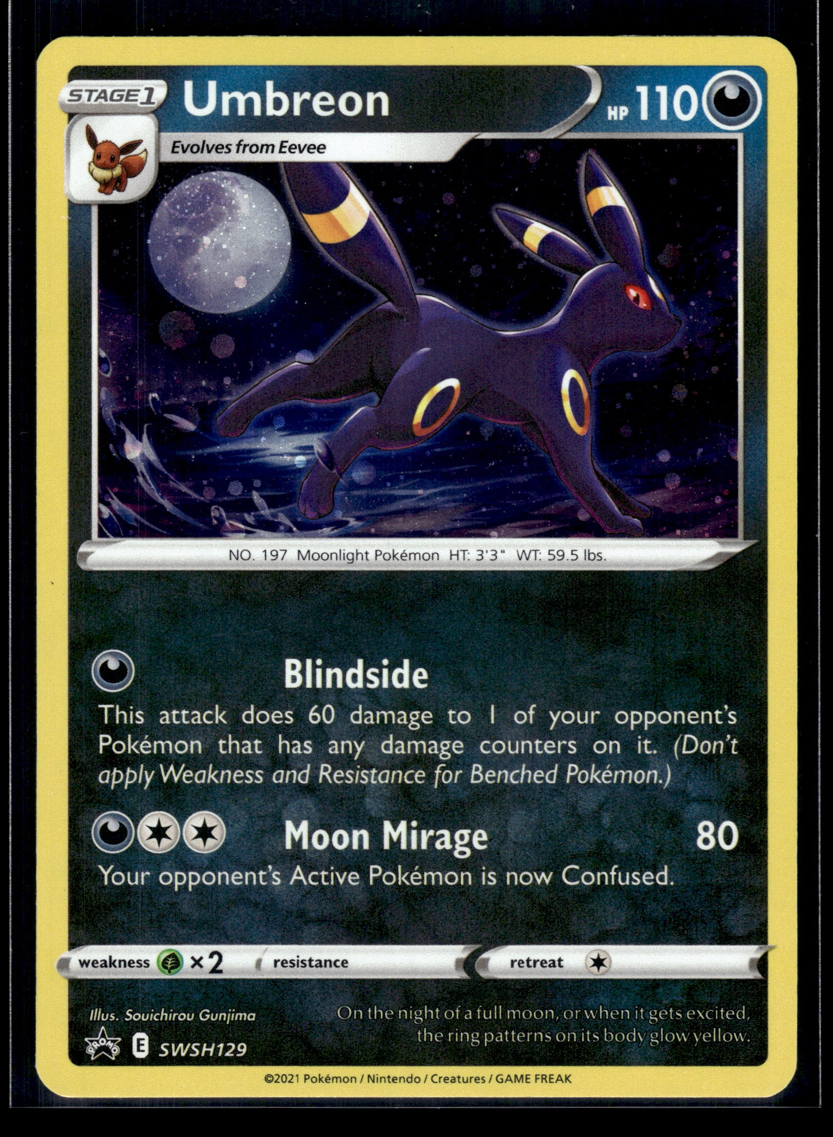 Umbreon #SWSH129 Sword & Shield Promo LP