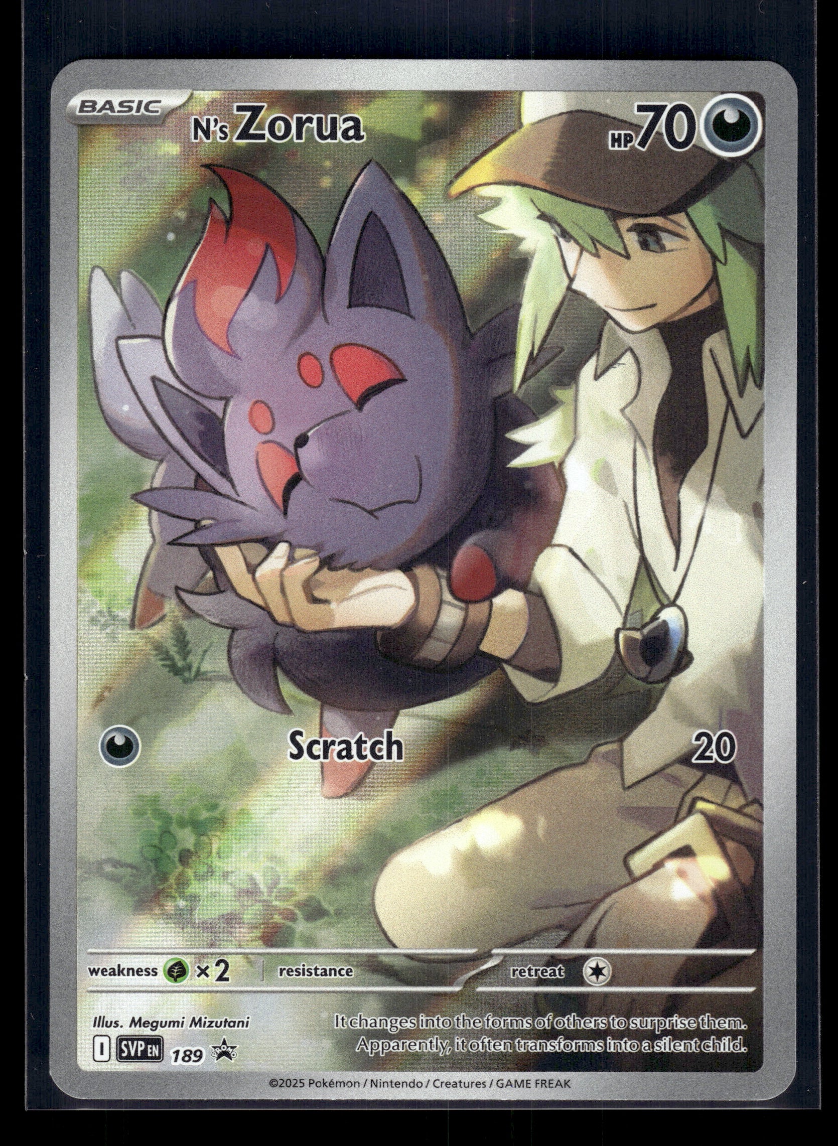 N's Zorua #189 Scarlet & Violet Promo Cards VLP