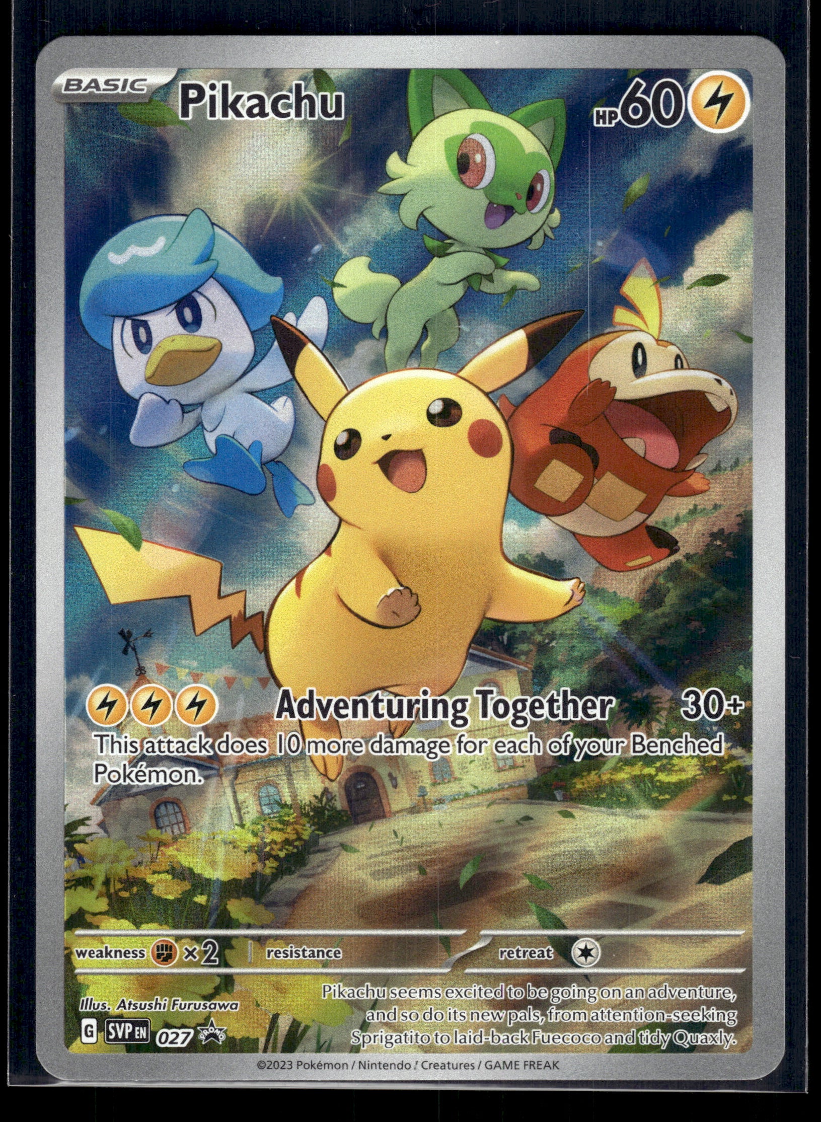 Pikachu #027 Scarlet & Violet Promo Cards VLP