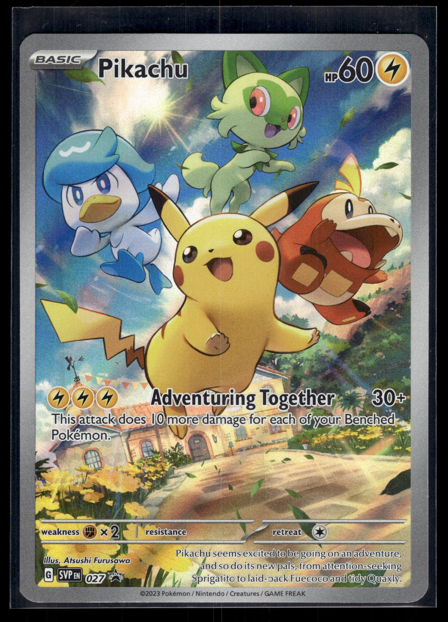 Pikachu #027 Scarlet & Violet Promo Cards VLP