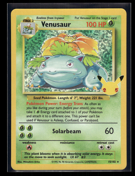 Venusaur #15/102 Celebrations: Classic Collection NM