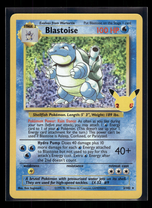 Blastoise #002/102 Base Set VLP