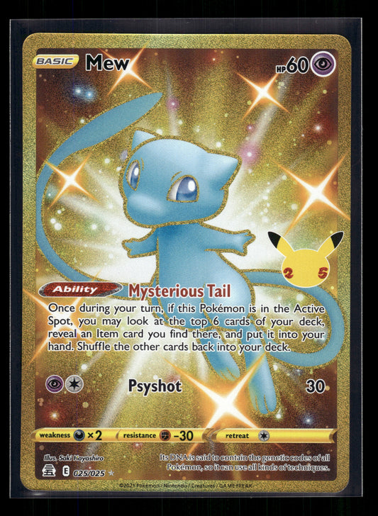Mew (Secret) #025/025 Celebrations VLP
