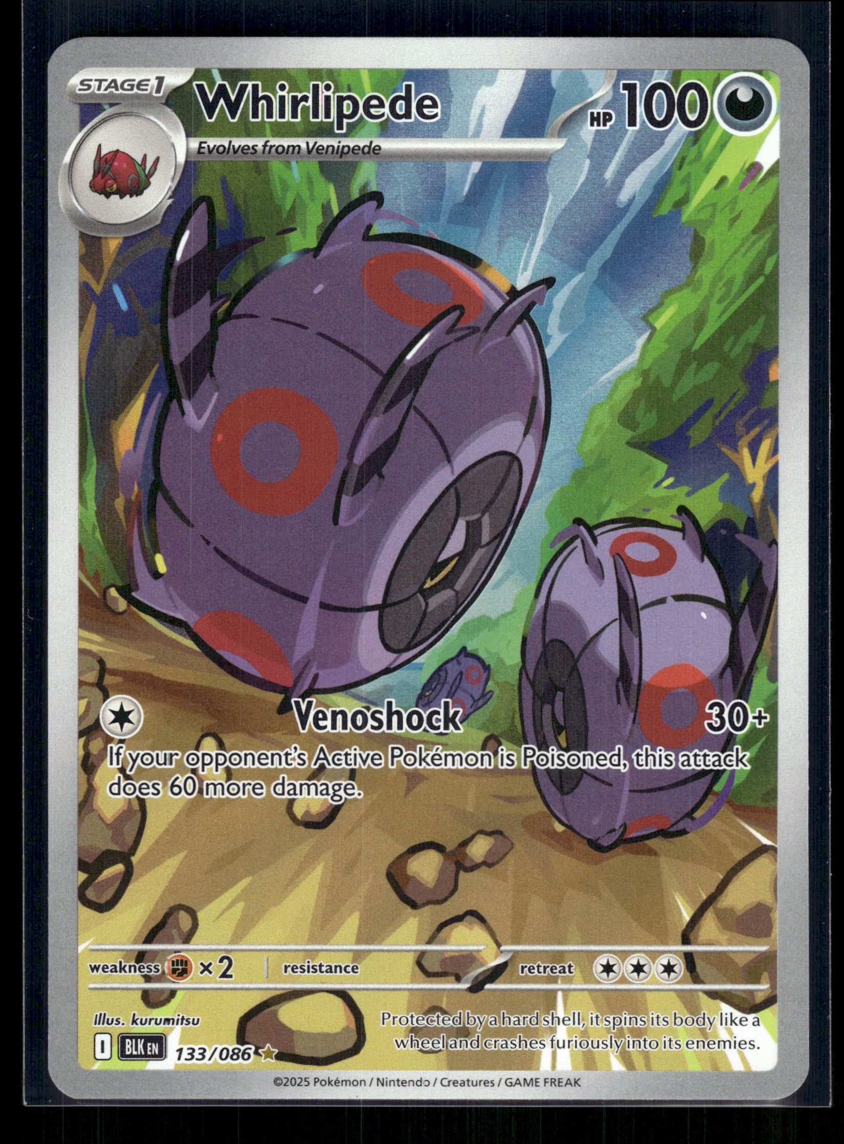 Whirlipede #133/086 Black Bolt VLP