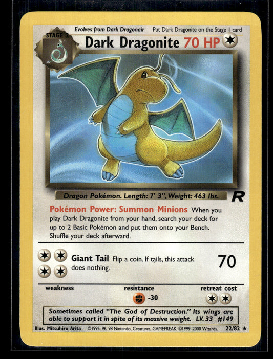 Dark Dragonite #22/82 Team Rocket LP