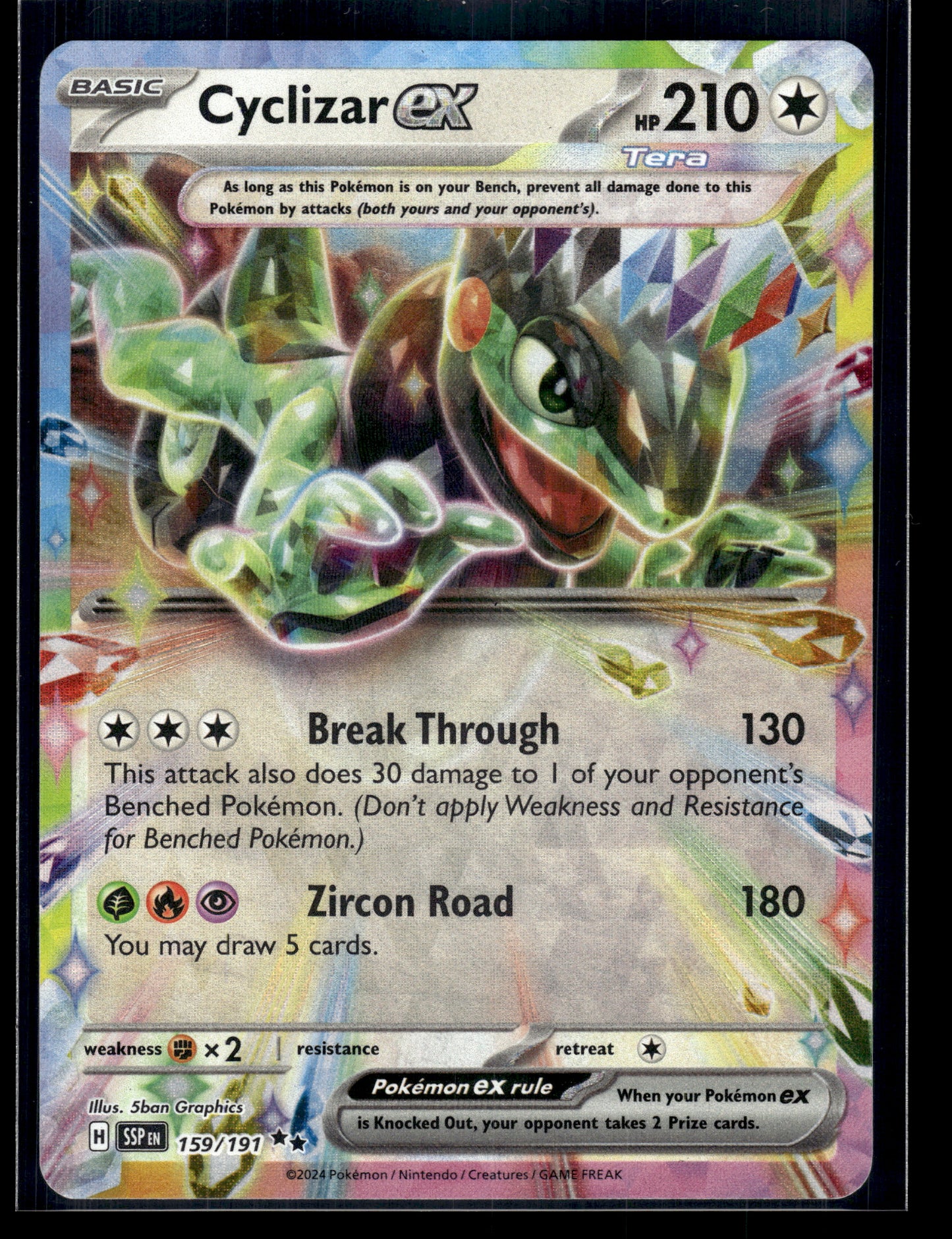 Cyclizar ex #159/191 Surging Sparks LP