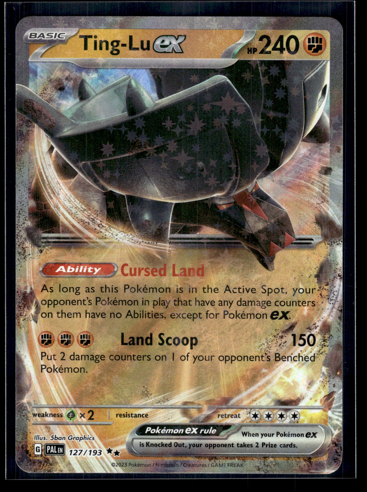 Ting-Lu ex #127/193 Paldea Evolved LP