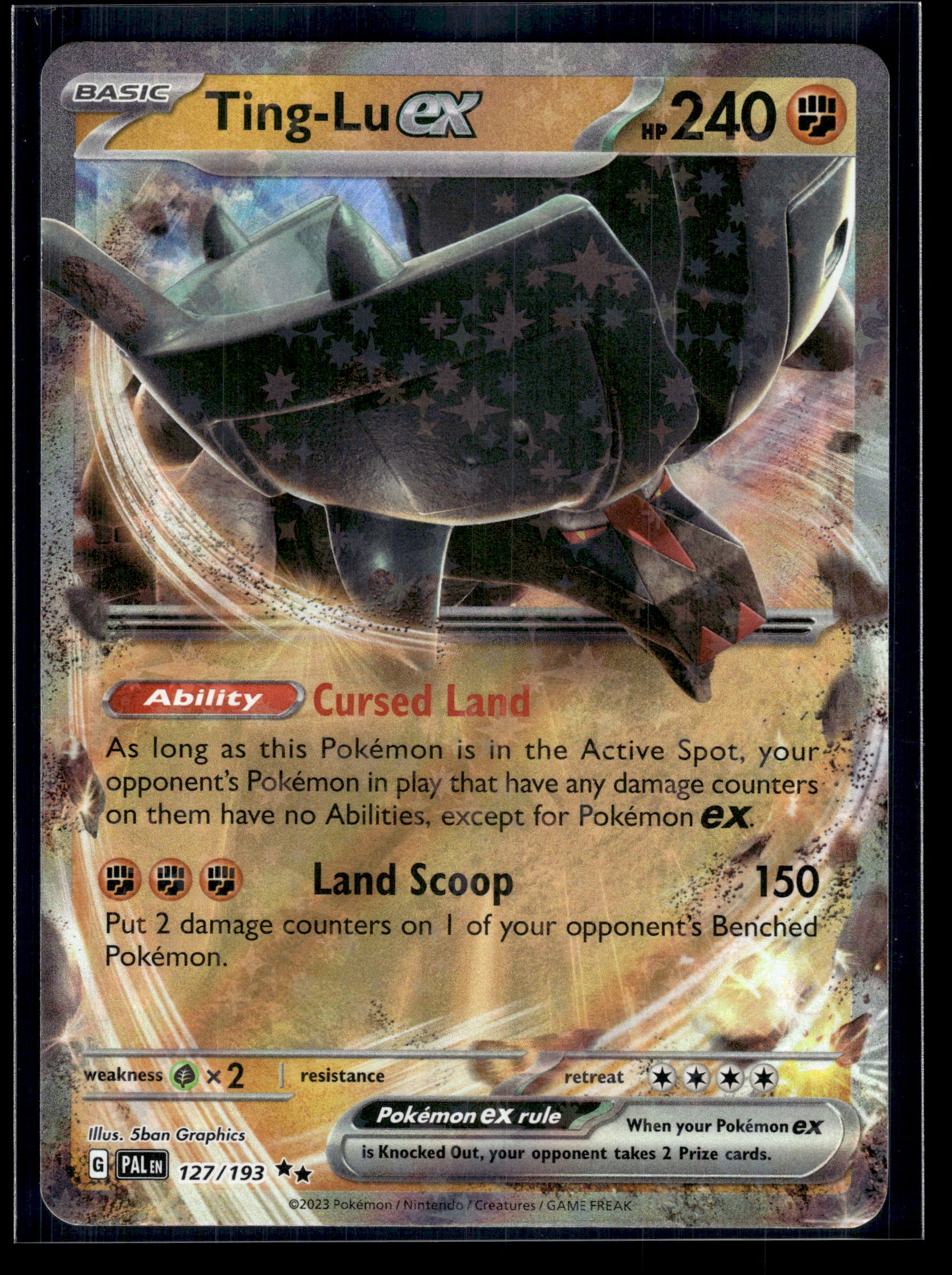 Ting-Lu ex #127/193 Paldea Evolved LP