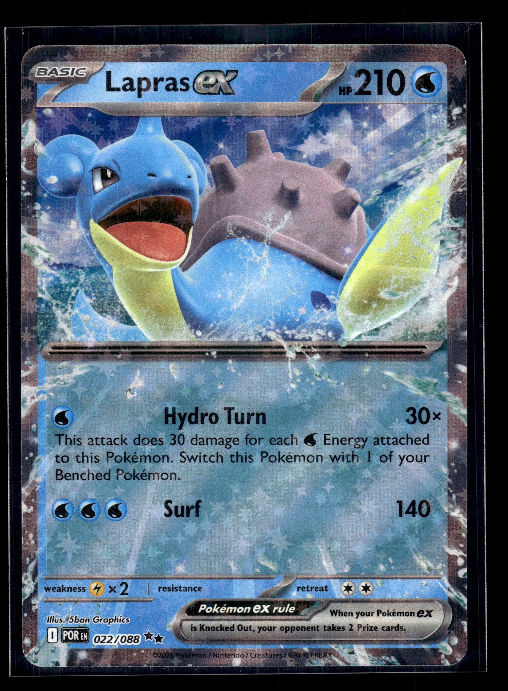 Lapras ex #022/088 Perfect Order LP