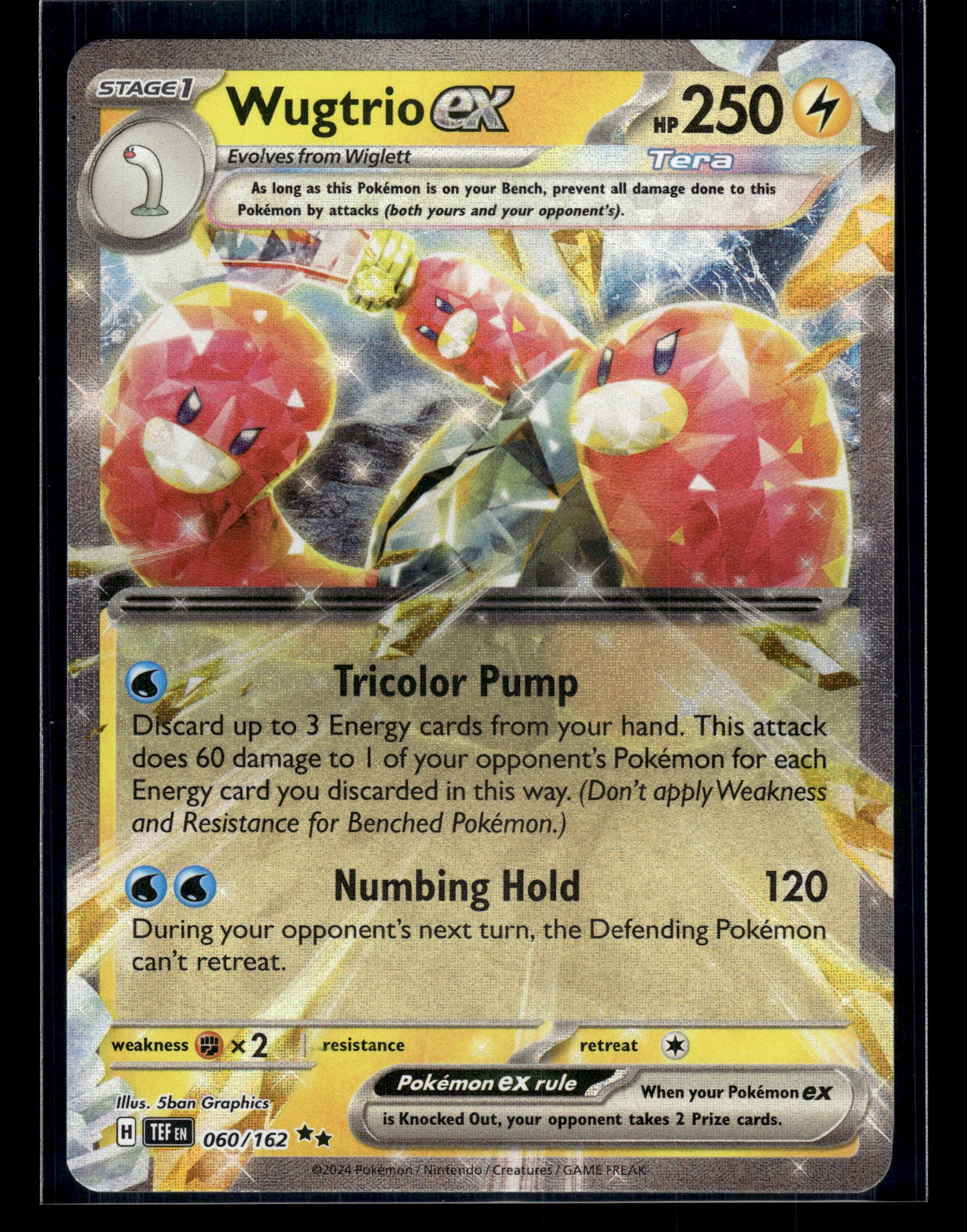 Wugtrio ex #060/162 Temporal Forces LP