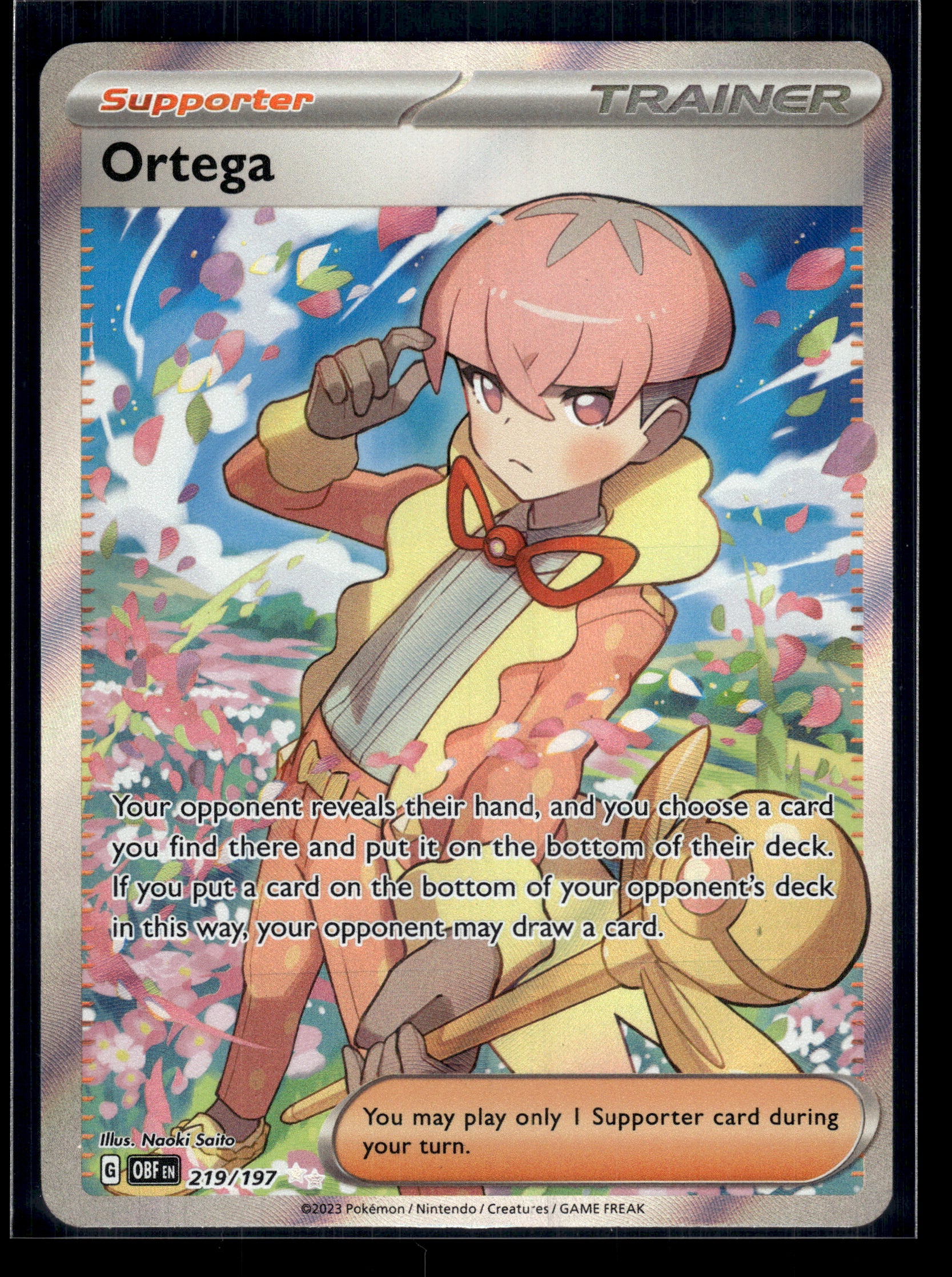 Ortega #219/197 Obsidian Flames LP