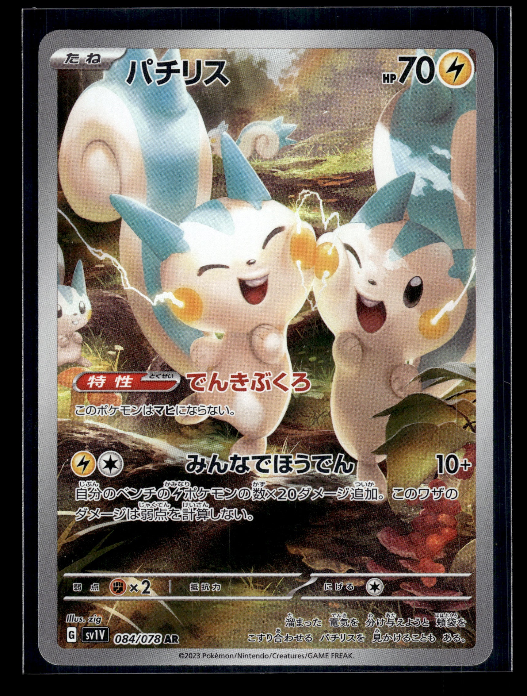 Pachirisu #084/078 Violet ex NM