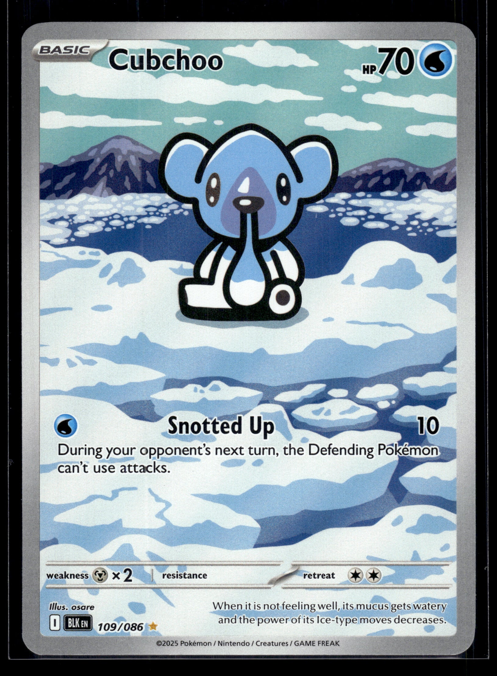 Cubchoo #109/086 Black Bolt LP