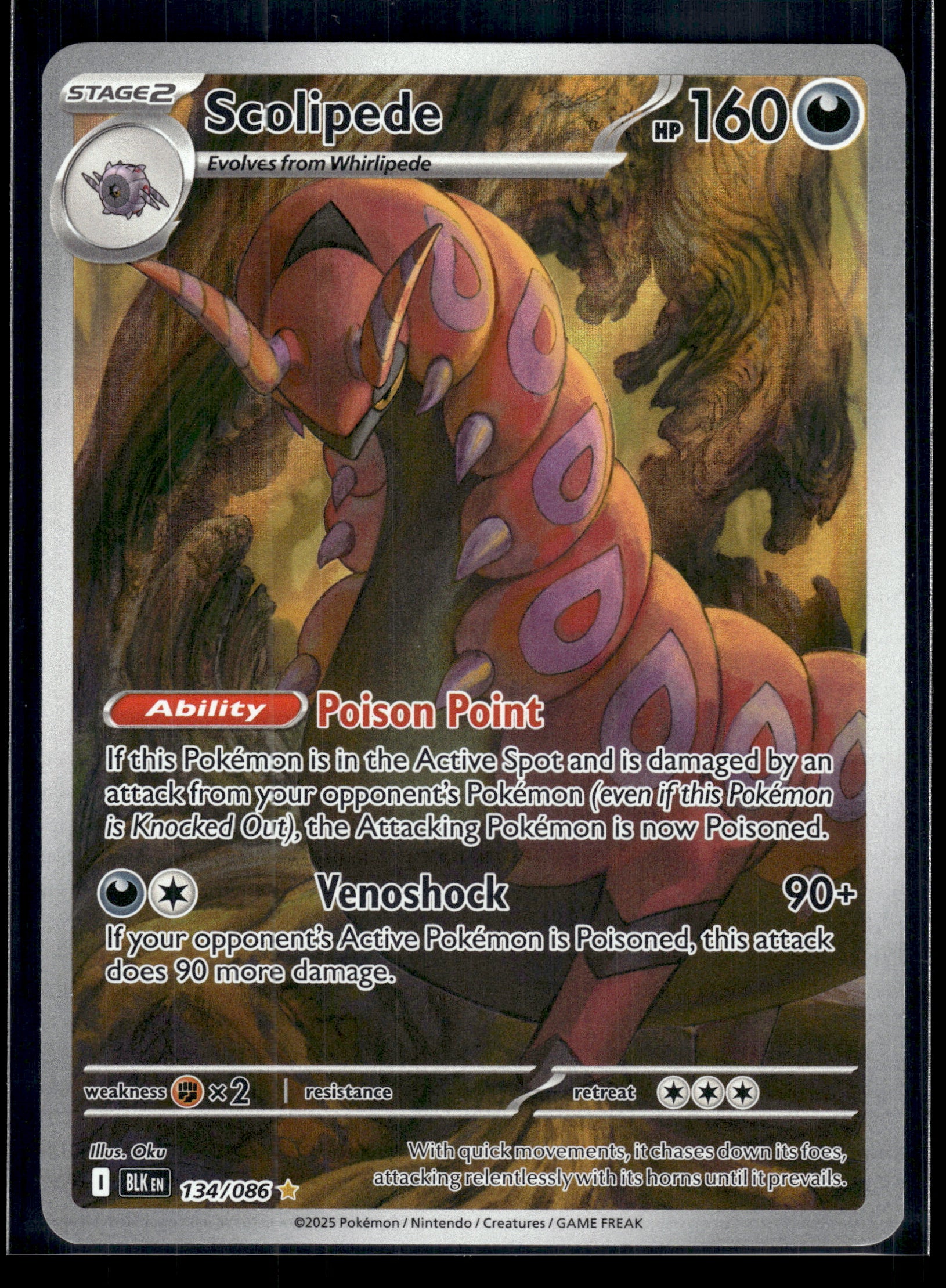 Scolipede #134/086 Black Bolt VLP