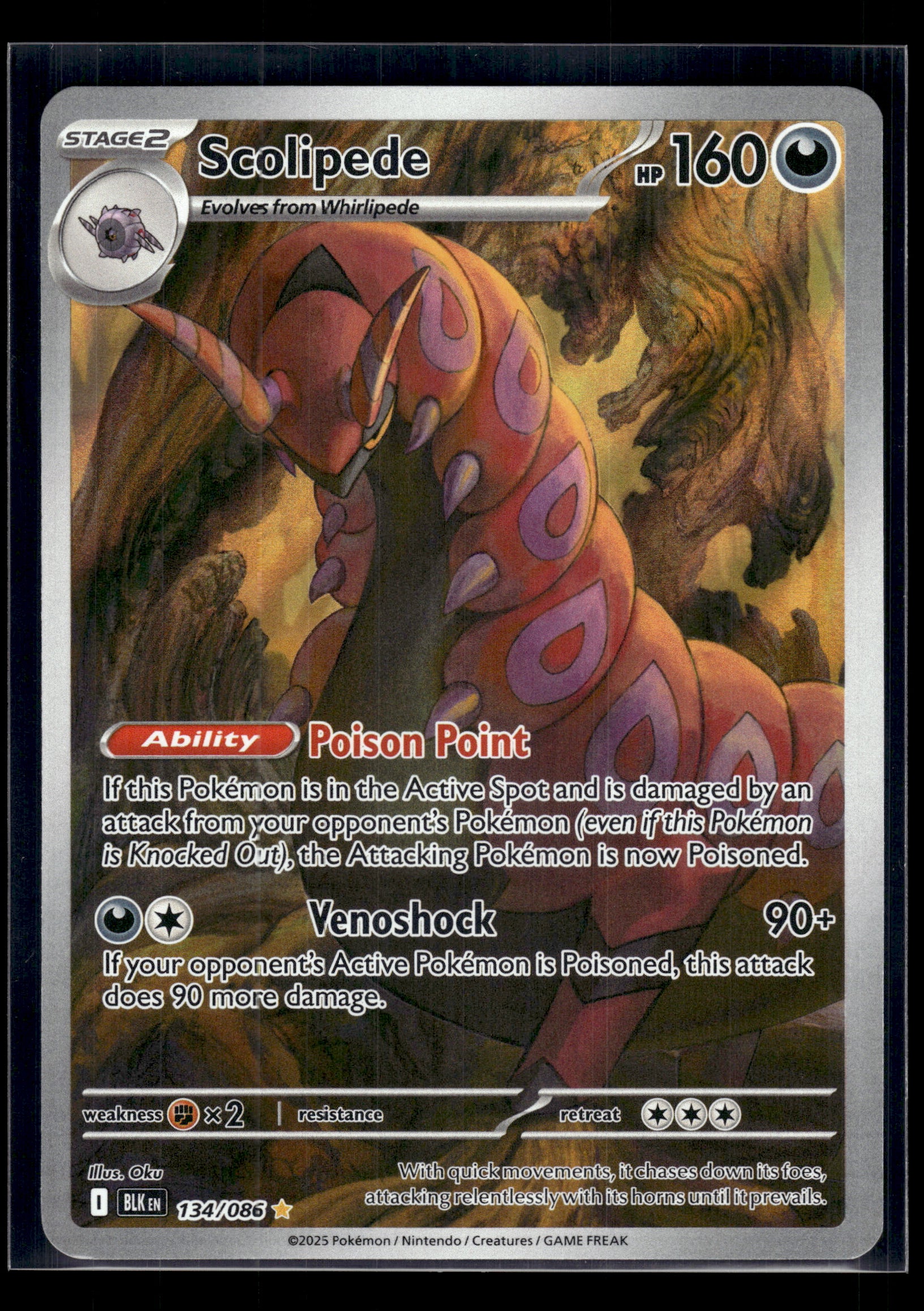 Scolipede #134/086 Black Bolt LP