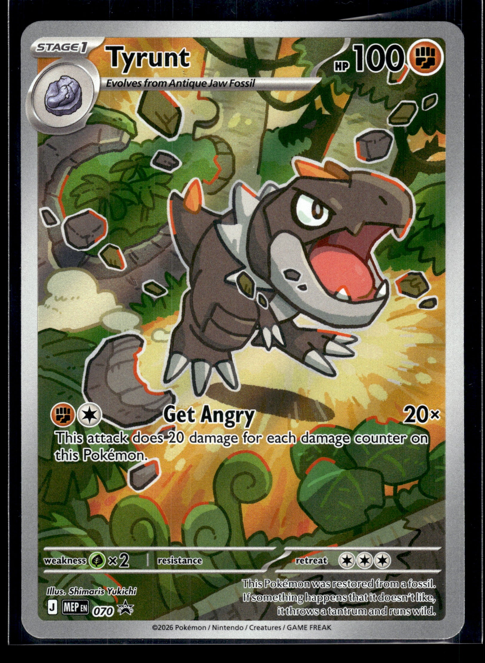 Tyrunt #070 Mega Evolution Promo LP