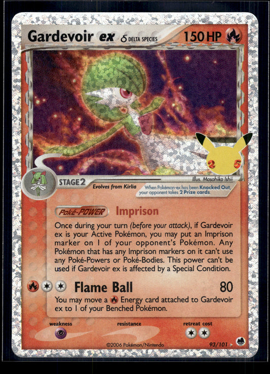 Gardevoir ex (Delta Species) #93/101 Celebrations: Classic Collection NM