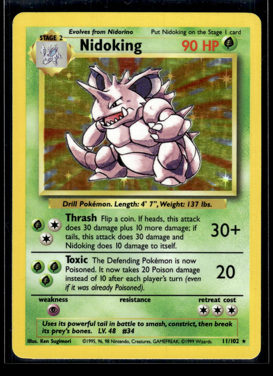 Nidoking #011/102 Base Set MP