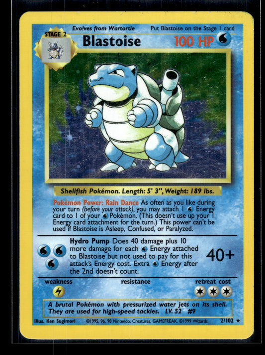 Blastoise #002/102 Base Set MP